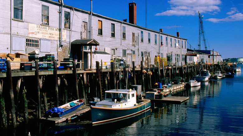 Fishing boats in Portland, Maine