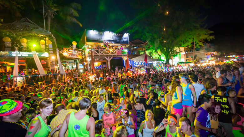 full moon party in Thailand