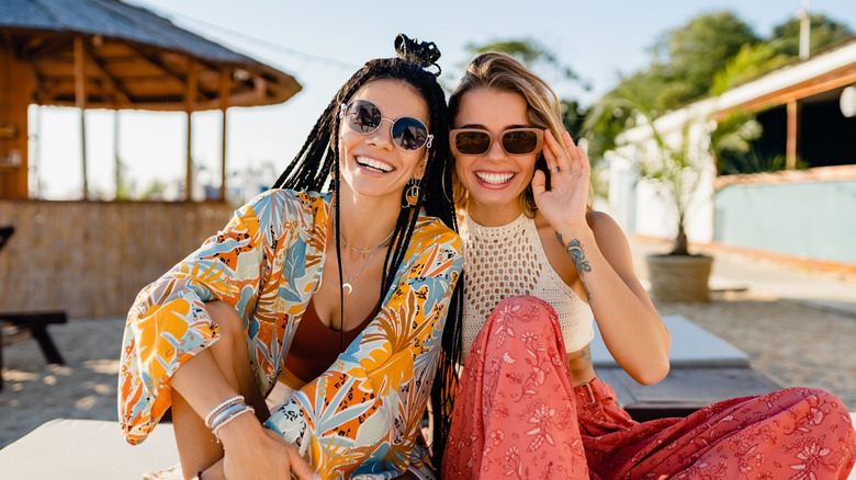 Hawaiian locals smiling in the sun