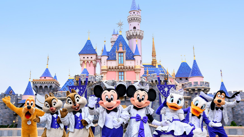 Mickey & friends at Disneyland