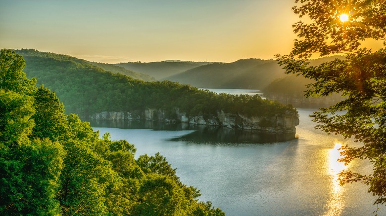 morning at Summersville Lake