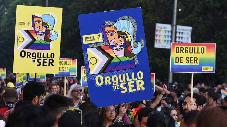 Pride parade in Madrid