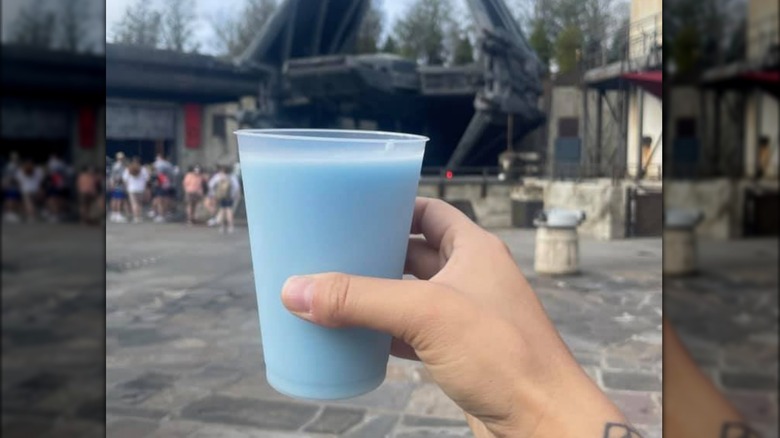 Blue milk at Star Wars Disney