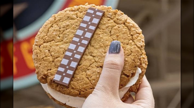 Hand holding a Wookie Cookie