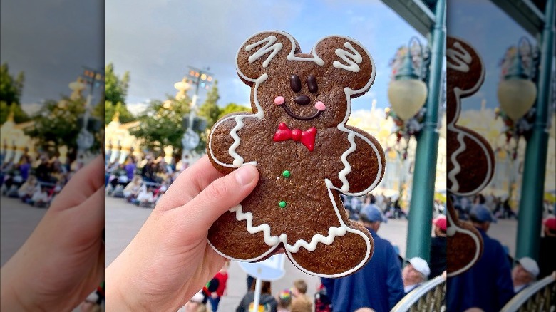 Mickey Gingerbread cookie at Disneyland