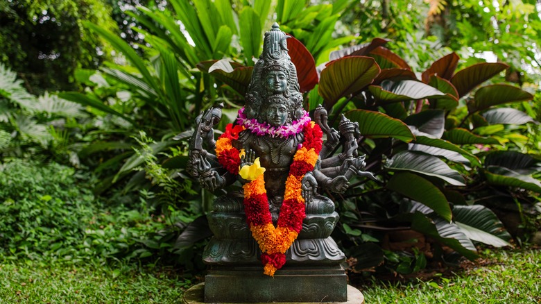 Sculpture at Kauai's Hindu Monastery