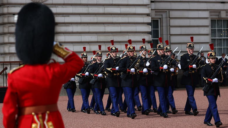 image from a changing of the guard ceremony