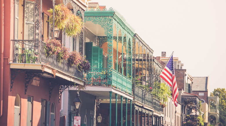 Balconies in New Orleans