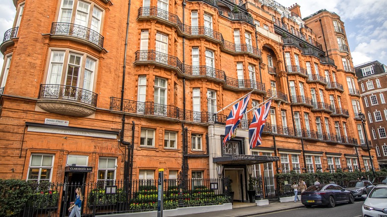 Exterior of Claridge's in London