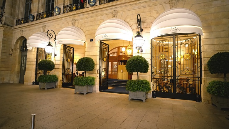 Entrance at Ritz Paris