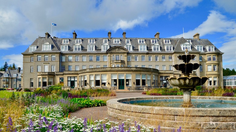 Exterior of the Gleneagles Hotel