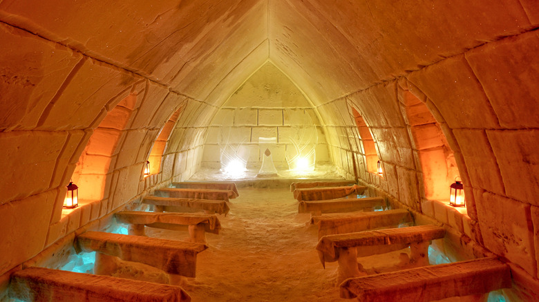 Ice hotel in Finland