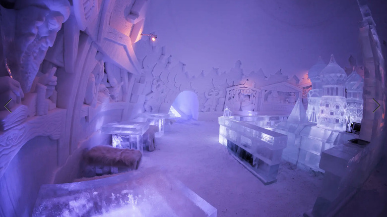 Room at Snowhotel Kirkenes