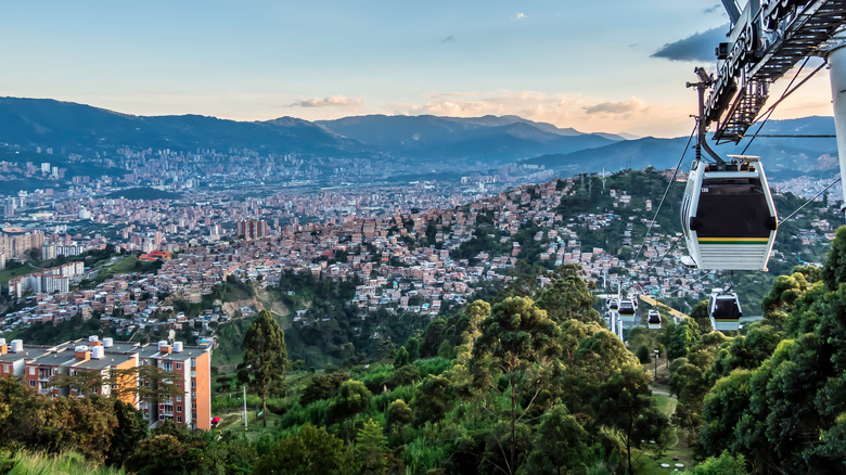 skyline view of medellin, colombia