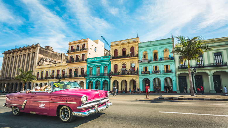 Vintage car in Havana, Cuba