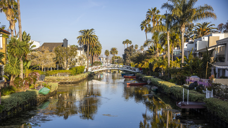 Venice Canals bridge Los Angeles