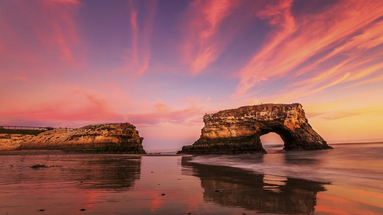 Beach at Santa Cruz, California