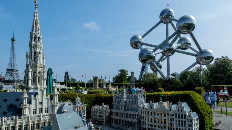 Atomium as seen from Mini-Europe