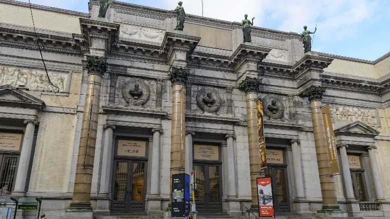 Entrance to the Royal Museums of Fine Arts of Belgium