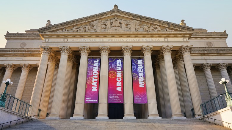 DC's National Archives Museum exterior