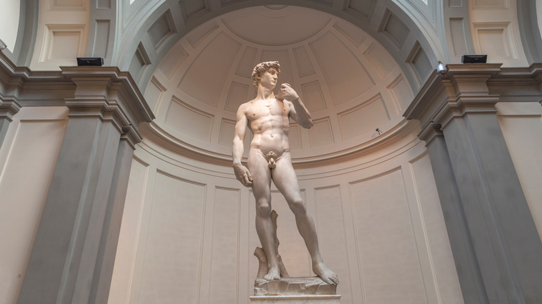 the David sculpture