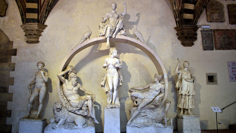 statues at the Bargello Museum
