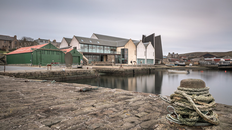 Shetland Museum and main port