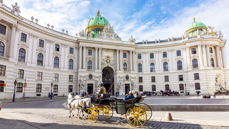 The Hofburg on St. Michael square