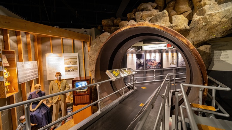 interior of Atomic Testing Museum