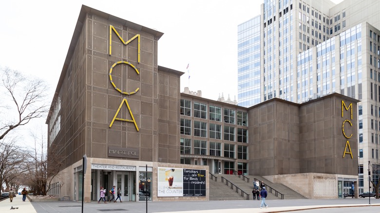 Facade of the MCA Chicago