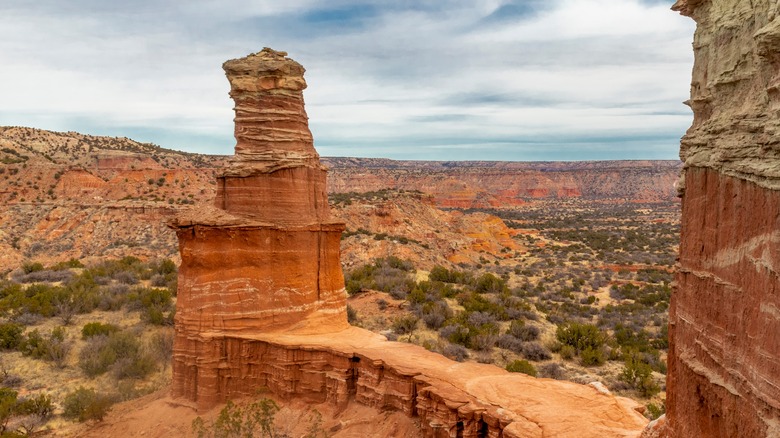 rock formation at palo duro