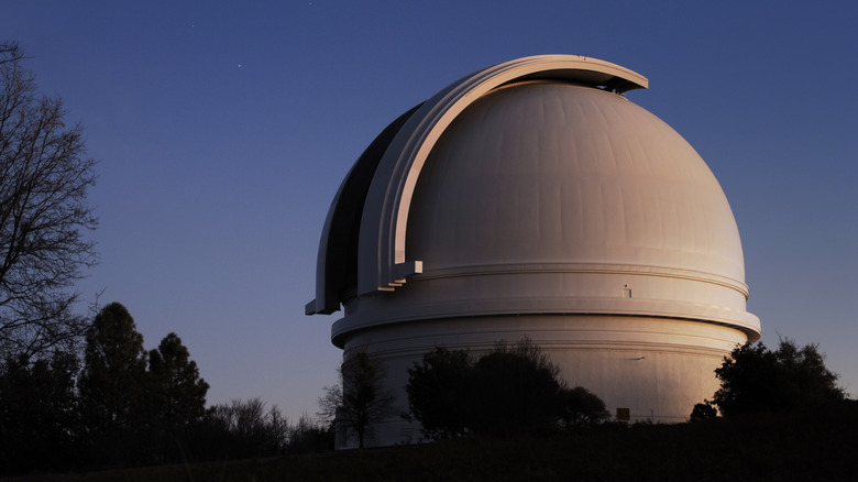 Palomar Mountain Observatory at dusk