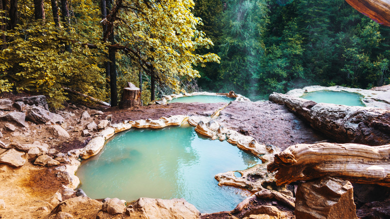 natural hot springs in the US