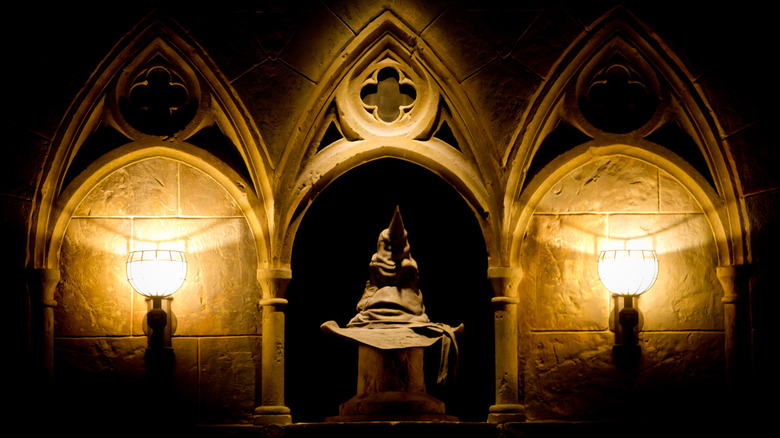 The Sorting Hat in Harry Potter and the Forbidden Journey