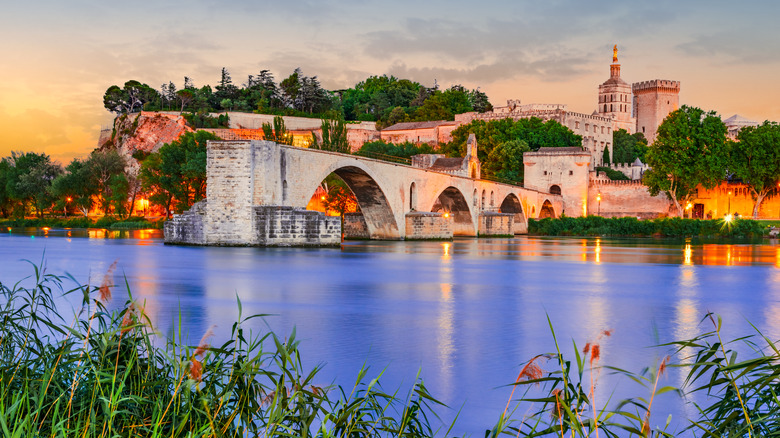 Avignon, France on Rhone River