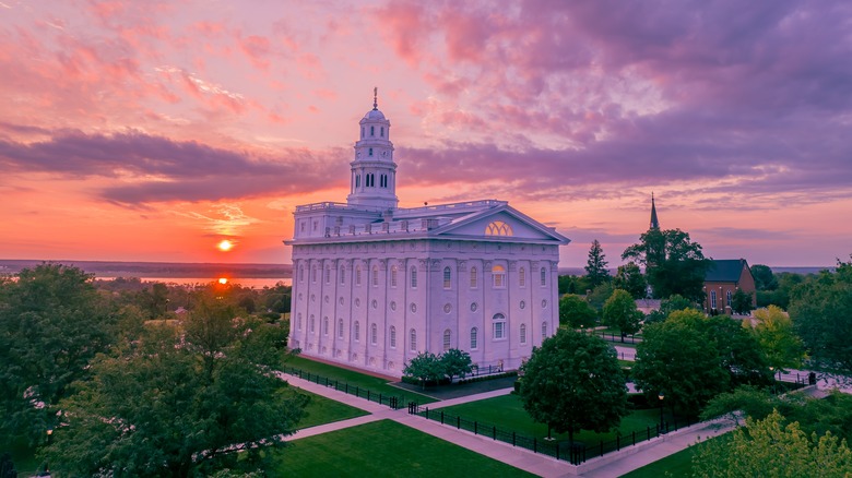 Mormon temple in Nauvoo, Illinois