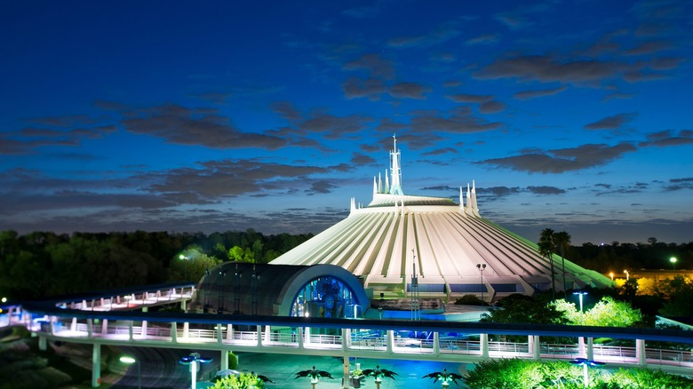 Space Mountain at sunrise