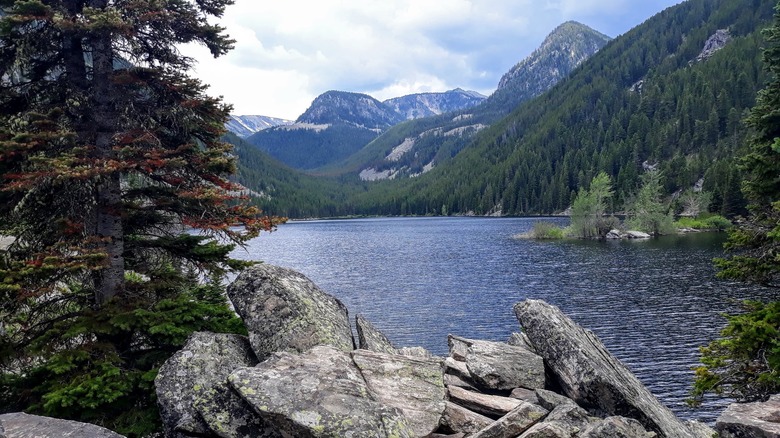 lake in the mountains