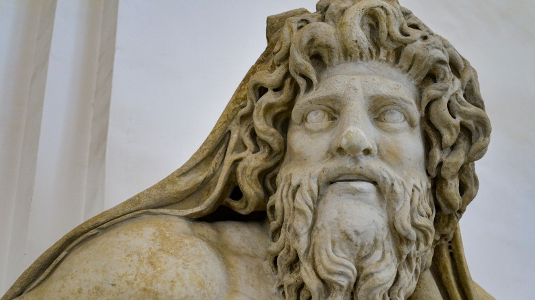 Roman statue of a man