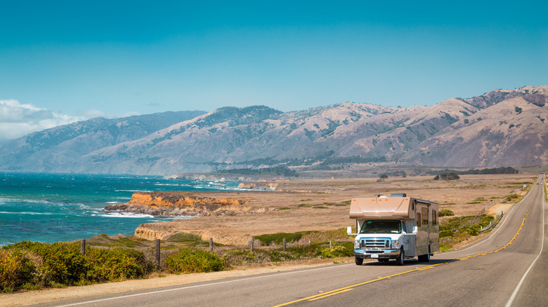 RV camping in Big Sur