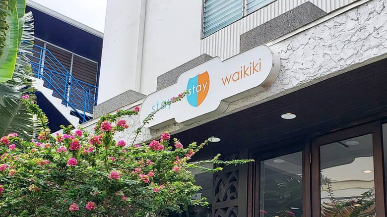 Entrance to Stay Hotel Waikiki