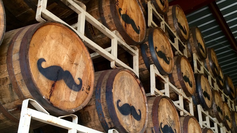 Barrels at Haliimaile Distilling Company