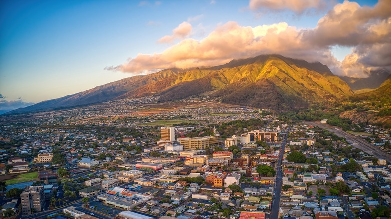 Maui aerial view