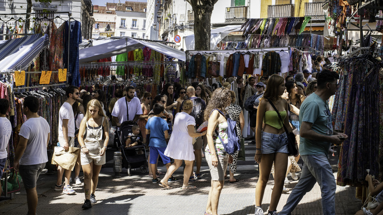 Rastro market in Madrid