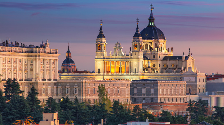 Almudena cathedral in Madrid