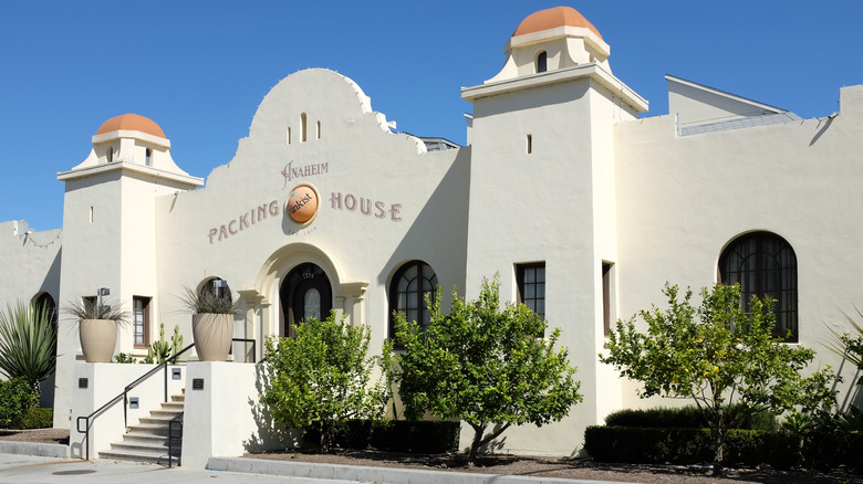 Anaheim packing house, white building