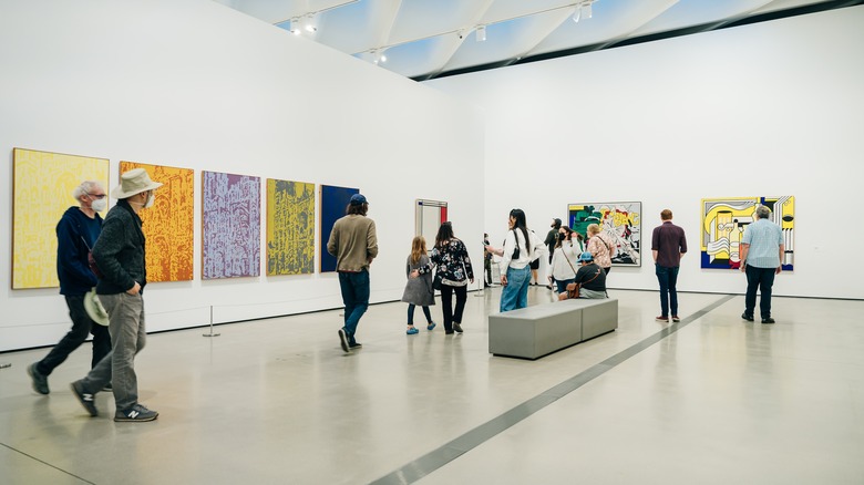 Visitors at The Broad