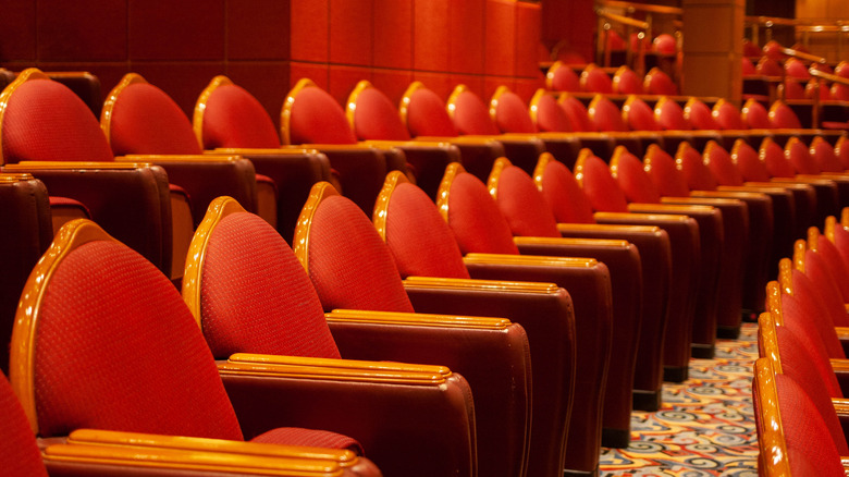Movie theater in a cruise ship
