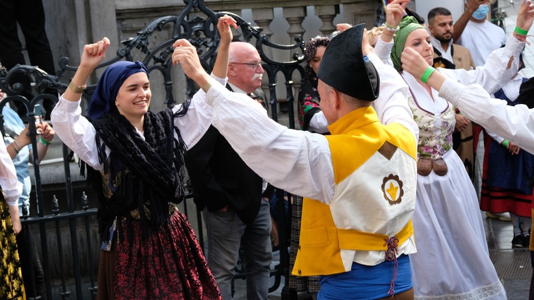 Traditional Belgian dance