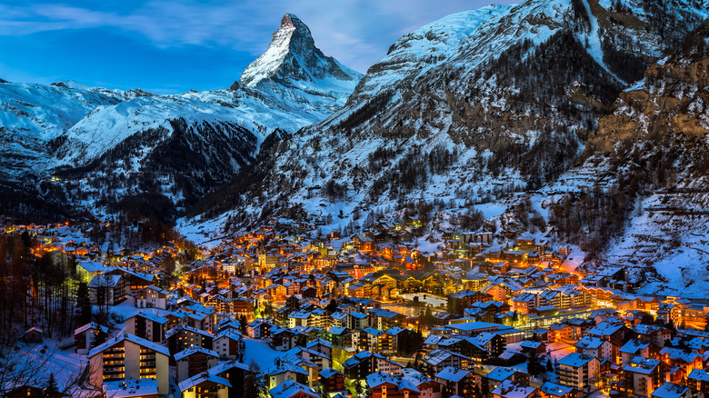 Zermatt Valley and the Matterhorn